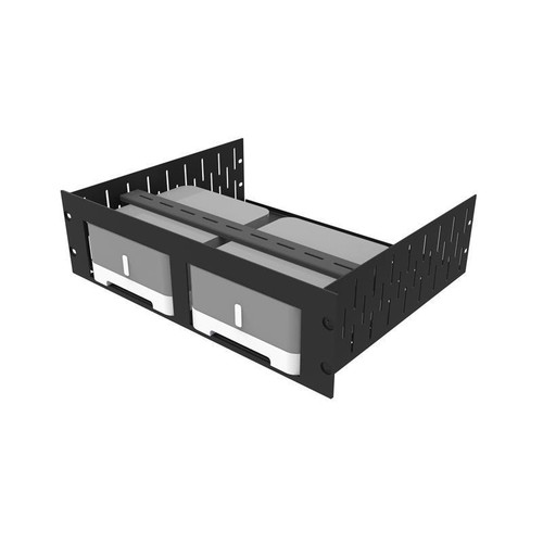 Vented rack shelf - 3u,