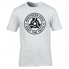 INSPIRED BY NORTHERN SOUL "KEEP THE FAITH 45" T-SHIRT