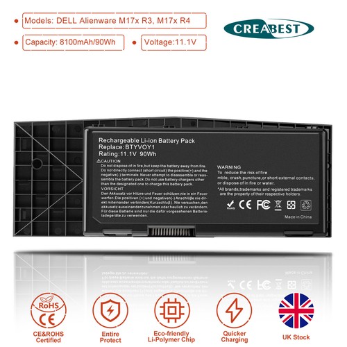 8100mah fcpw3 battery - fcpw3, dell