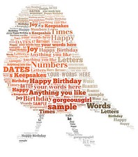 word art personalised present