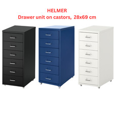 IKEA Helmer Metal 6 Drawer
