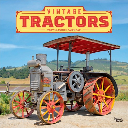 Vintage tractors calendar - tractors,