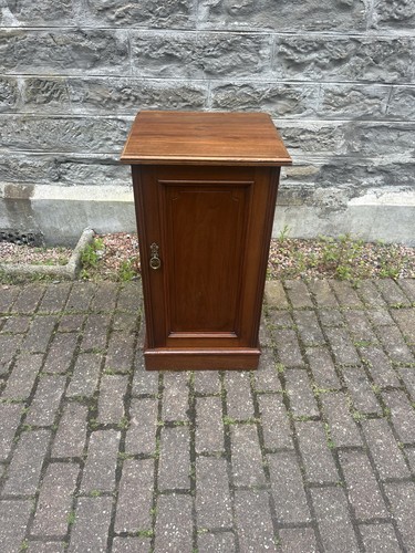 Edwardian bedside cabinet - bedside,