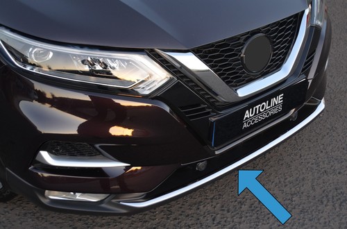 Chrome front grille accent - front,