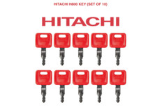 10 x H800 HITACHI CASE FIAT JOHN DEERE NEW HOLLAND Master Plant Excavator Key   