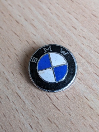 Vintage bmw car - metal, enamel