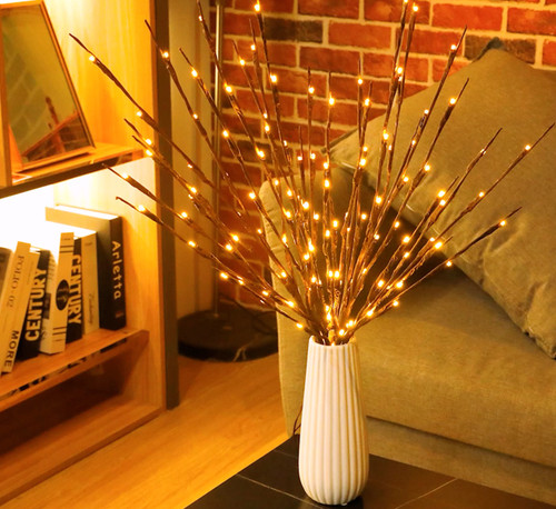 Led twig lights prelit - led,