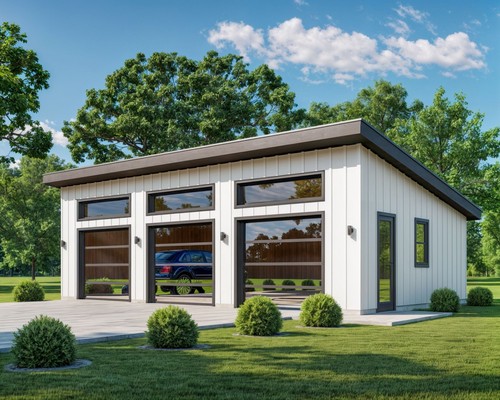 Three car garage plan x40 - garage,