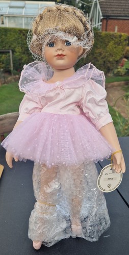 Vtg alberon porcelain doll - alberon,