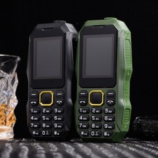 Military Grade Rugged Phone Dual SIM GSM FM Radio bluetooth Torch Long Stand-by