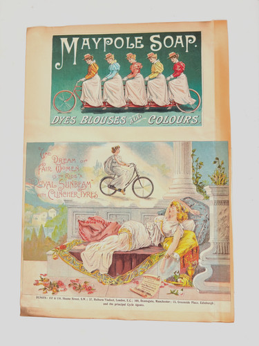 Vintage page from scrapbook - scrapbook, w/