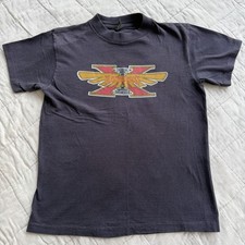 1980s Excelsior Henderson Motorcycles T Shirt Gary Bang Parts Cycle Sz M Harley