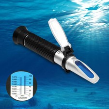 Portable Salinity Refractometer 0-10% Aquarium Sea Water Salt Meter Tester Tool