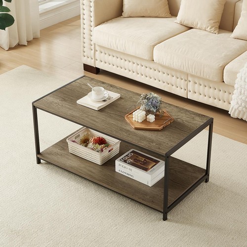 Coffee table tier rustic - table,