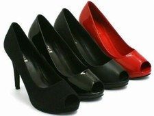 Women Mens Drag Queen Crossdresser High Heel Platform Court Shoe Large Size 7-12
