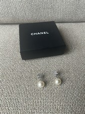 Chanel Pearl Drop Earrings 