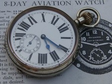 Boer & WW1 1st world war era c1900 Goliath military antique pocket watch in EWO