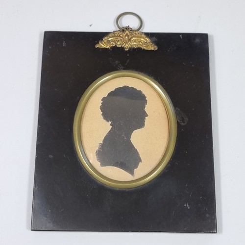 Antique 19thc silhouette - antique,