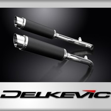 HONDA VTR1000 SP2 2002-2010 350mm CARBON ROUND BSAU SILENCER EXHAUST KIT 