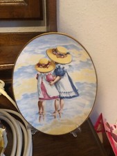 Royal Worcester Edwardian Summer Plate "Treasured Moments"