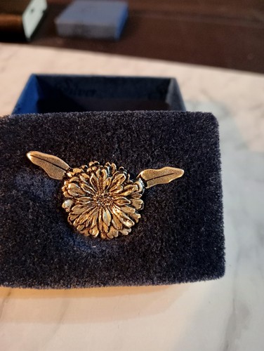 Silver scenes brooch flowers - brooch, ~flowers