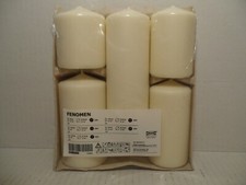 IKEA Fenomen Unscented Block Candle Set of 5 Natural 803.779.37