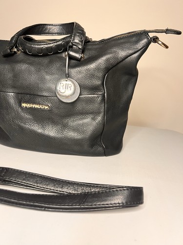 Rjr john rocha black leather - rocha,