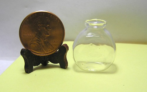 Miniature dollhouse glass - miniature,