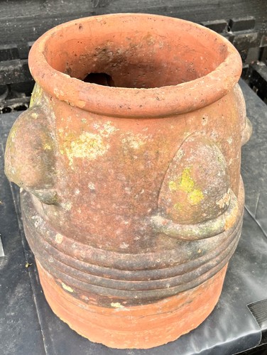 Terracotta beehive chimney pot