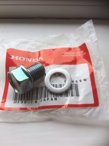 Genuine honda sump plug - genuine, &