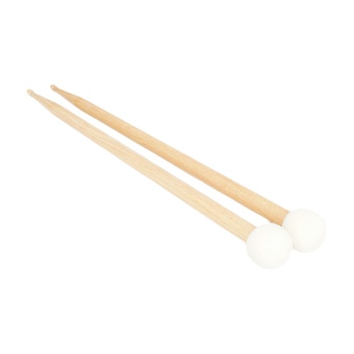 2pcs felt head timpani sticks - 2pcs,