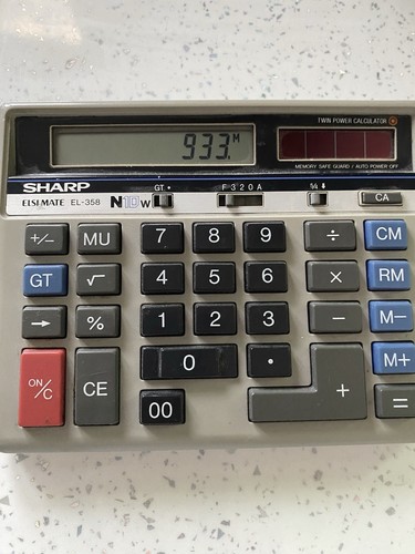 Vintage sharp elsi mate 358 - vintage,