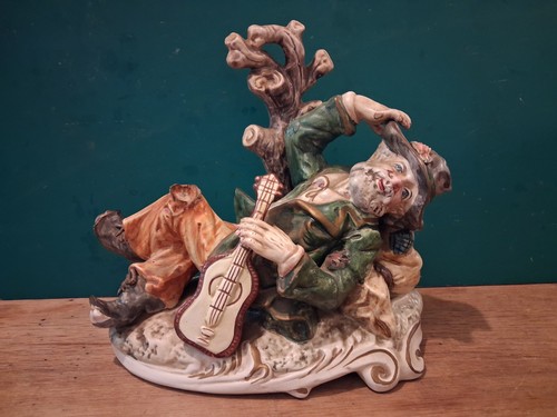 Large vintage capodimonte - a,