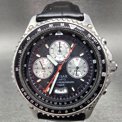 Seiko pulsar chronograph watch - chronograph,