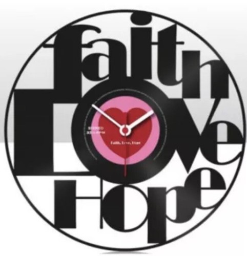 Faith love hope plastic - faith, vinyl