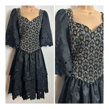 Vintage 1980s Black Metallic