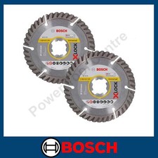 2x Bosch XLOCK Pro Universal Grinder Diamond Blade High Speed 4.5" 115mm x 22mm