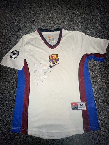 Rivaldo signed barcelona - rivaldo,
