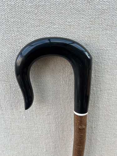 Buffalo horn shepherds crook - horn,