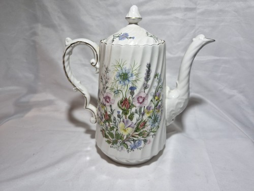 Aynsley wild tudor coffe pot - coffe,