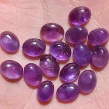Amethyst Gemstone 8x10mm Oval