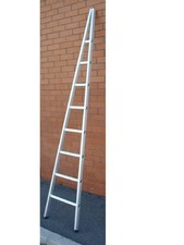 3.0m 10` SINGLE ALUMINIUM WINDOW CLEANERS / CLEANING LADDER WITH GLAZING BLOCK 