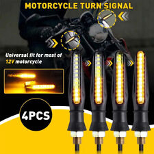 Universal 12LED Motorcycle Motorbike Turn Signal Indicators Light Lamp Amber 4×