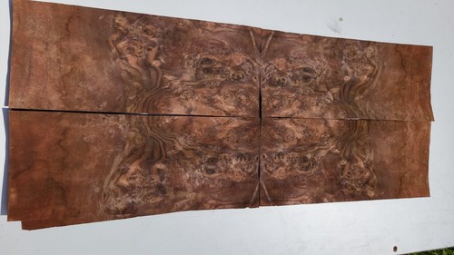 Walnut burr veneer 11 sheets - walnut,