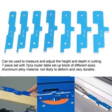7Pcs Router Table Setup Bar