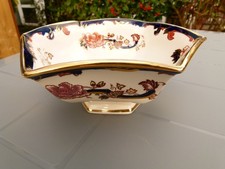 Masons Blue Mandalay Ironstone - Hexagonal Shaped Bowl