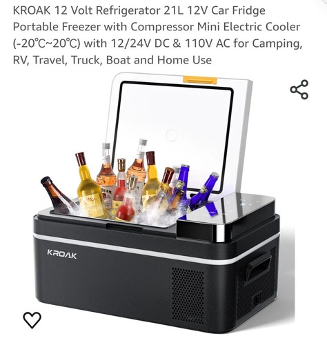 Kroak volt refrigerator 21l - volt,