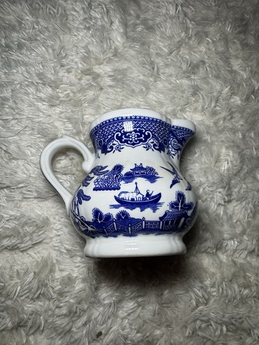 Churchill blue and white - and,