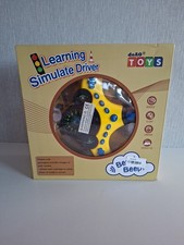 Yellow Kids Steering Wheel Car