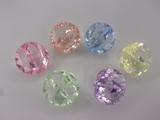 6 x Sparkly Transparent